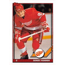 Fedorov Sergei - 1991-92 Topps No.401