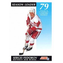 Fedorov Sergei - 1991-92 Score Canadian Bilingual No.298