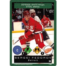 Fedorov Sergei - 1995-96 Playoff One On One No.34