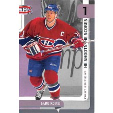 Koivu Saku - 2002-03 BAP First Edition He Shoots He Scores Points No.3