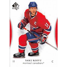 Koivu Saku - 2007-08 SP Authentic No.16