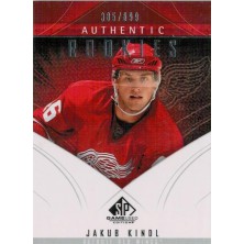 Kindl Jakub - 2009-10 SP Game Used No.172