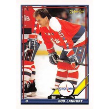 Langway Rod - 1991-92 O-Pee-Chee No.105