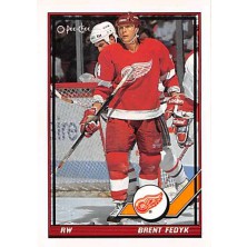 Fedyk Brent - 1991-92 O-Pee-Chee No.376