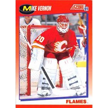 Vernon Mike - 1991-92 Score Canadian Bilingual No.80