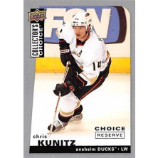 Kunitz Chris - 2008-09 Collectors Choice Reserve Silver No.26