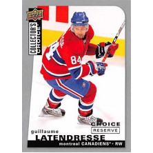 Latendresse Guillaume - 2008-09 Collectors Choice Reserve Silver No.62
