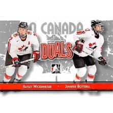 Wickenheiser Hayley, Botterill Jennifer - 2007-08 ITG O Canada No.83