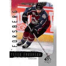 Forsberg Peter - 2000-01 SP Authentic No.24