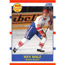 Walz Wes - 1990-91 Score American No.418