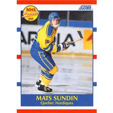 Sundin Mats - 1990-91 Score American No.398