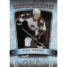 Stastny Paul - 2007-08 O-Pee-Chee Record Breakers No.RB3