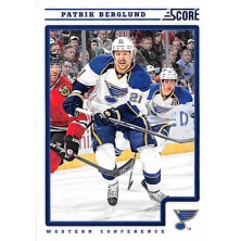 Berglund Patrik - 2012-13 Score No.412