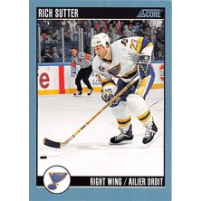 Sutter Rich - 1992-93 Score Canadian No.327