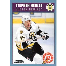 Heinze Stephen - 1992-93 Score Canadian No.476