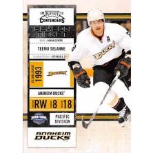 Selanne Teemu - 2010-11 Playoff Contenders No.41