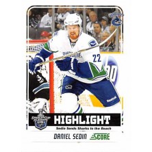 Sedin Daniel - 2011-12 Score Glossy No.499