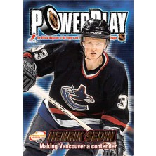 Sedin Henrik - 2001-02 Atomic Power Play No.34