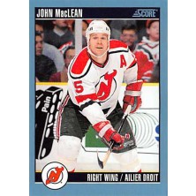 MacLean John - 1992-93 Score Canadian No.30