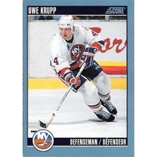Krupp Uwe - 1992-93 Score Canadian No.77