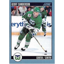 Sanderson Geoff - 1992-93 Score Canadian No.108