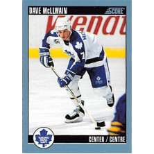 McLlwain Dave - 1992-93 Score Canadian No.122