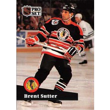 Sutter Brent - 1991-92 Pro Set French No.374