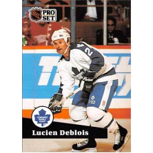 Deblois Lucien - 1991-92 Pro Set French No.491