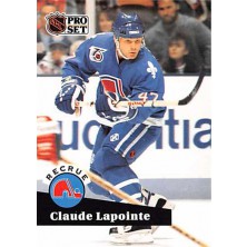Lapointe Claude - 1991-92 Pro Set French No.556