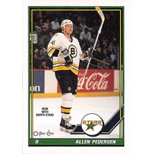 Pedersen Allen - 1991-92 O-Pee-Chee No.128