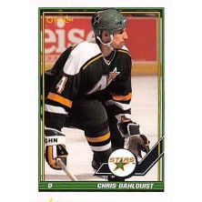 Dahlquist Chris - 1991-92 O-Pee-Chee No.142