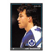 Richardson Luke - 1991-92 O-Pee-Chee No.351