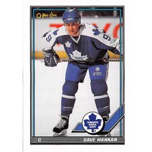 Hannan Dave - 1991-92 O-Pee-Chee No.360