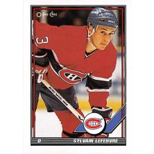 Lefebvre Sylvain - 1991-92 O-Pee-Chee No.489