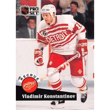 Konstantinov Vladimir - 1991-92 Pro Set French No.533