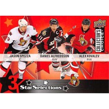 Spezza jason, Alfredsson Daniel, Kovalev Alexei - 2009-10 Collectors Choice No.221