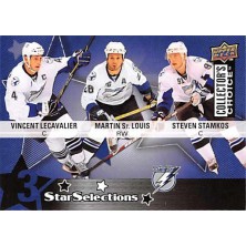 Lecavalier Vincent, St.Louis Martin, Stamkos Steven - 2009-10 Collectors Choice No.227