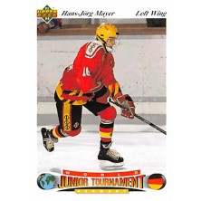 Mayer Hans-Jorg - 1991-92 Upper Deck Czech World Juniors No.45