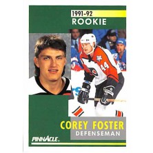 Foster Corey - 1991-92 Pinnacle No.332