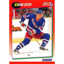Leetch Brian - 1991-92 Score Canadian English No.5