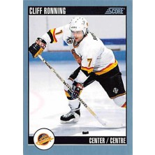 Ronning Cliff - 1992-93 Score Canadian No.254