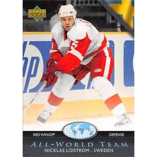 Lidstrom Nicklas - 2007-08 Upper Deck All-World Team No.AW13