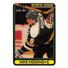 Modano Mike - 1990-91 O-Pee-Chee No.348