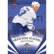 Sundin Mats - 2008-09 Ultra Franchise Players No.FP7