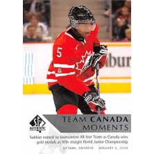 Subban P.K. - 2012-13 SP Authentic No.201