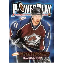 Forsberg Peter - 2001-02 Atomic Power Play No.8