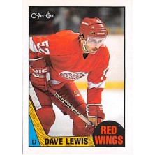 Lewis Dave - 1987-88 O-Pee-Chee No.37