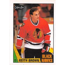 Brown Keith - 1987-88 O-Pee-Chee No.47