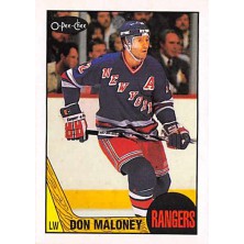 Maloney Don - 1987-88 O-Pee-Chee No.49
