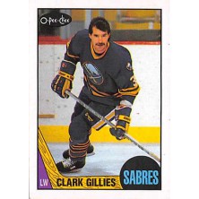 Gillies Clark - 1987-88 O-Pee-Chee No.96